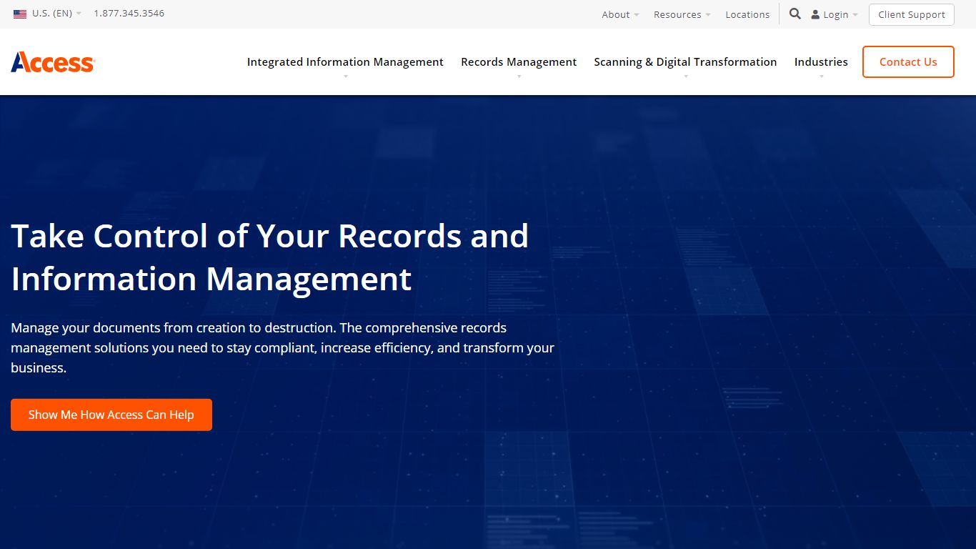 Access Records Management Services | Storage, Scanning, & Shredding ...